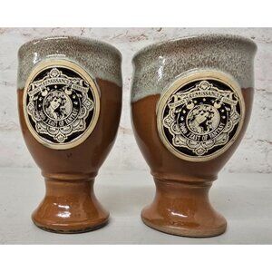 Pair of 2006 Michigan Renaissance Festival Goblet Mug Feast of Fantasy Handmade